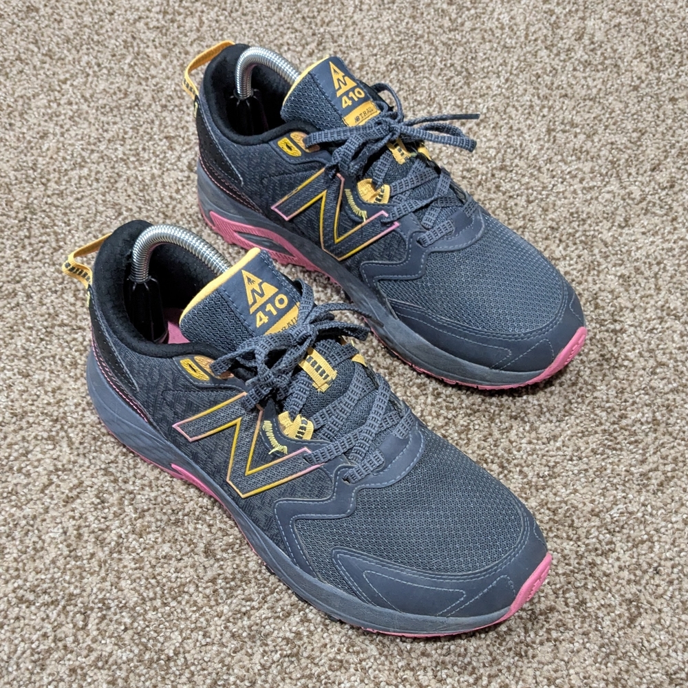 New Balance Black and Yellow Sneakers